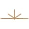 Ekena Millwork Kennewick Timber Gable Bracket, Western Red Cedar, 108"W x 36"H x 1 1/2"D x 3 1/2"F, 8/12 Pitch GBW108X36X0204KEN00SWR - alternate 1
